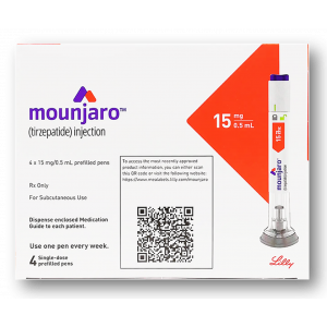 MOUNJARO 15 MG / 0.5 ML ( TIRZEPATIDE ) FOR SUBCUTANEOUS INJECTION 4 PRE-FILLED PENS